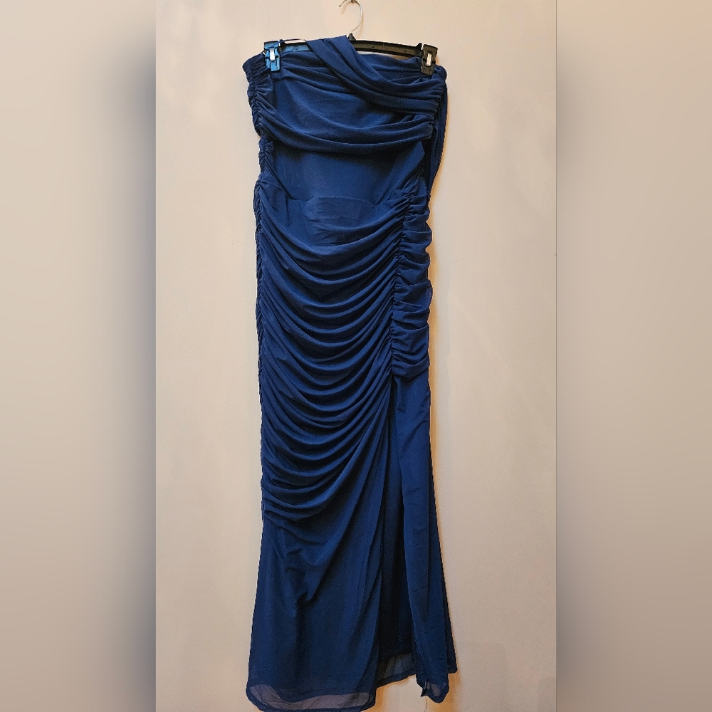 Abercrombie And Fitch Elegant Blue Evening Gown